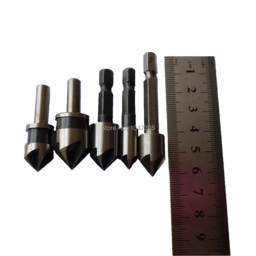 5 шт. сверхмощная промышленная Зенковка сверло инструмент Деревообработка
