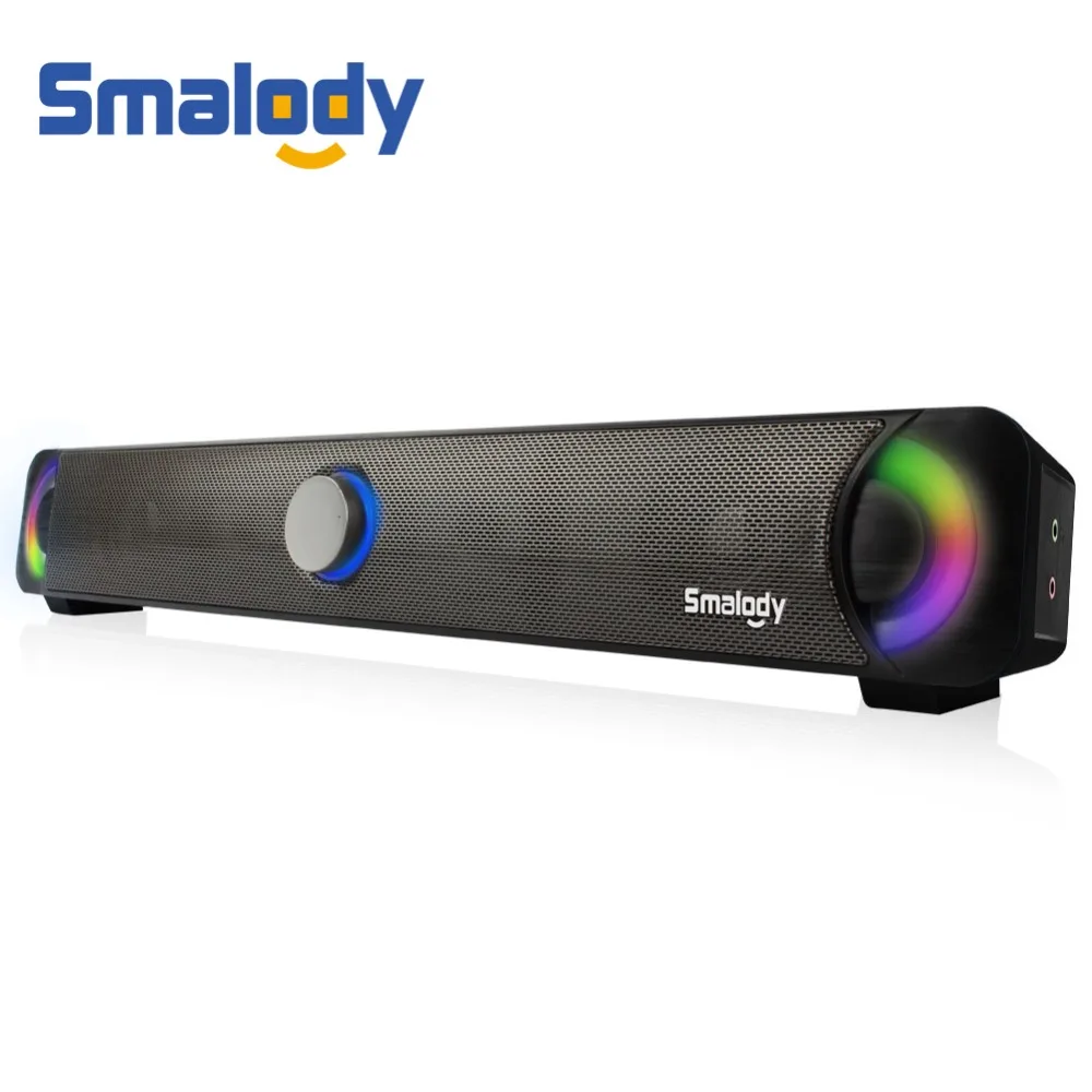 Smalody мультимедийный динамик Саундбар HIFI мощный звуковой ящик сабвуфер стерео динамик s Саундбар для ноутбука компьютера ноутбука ПК