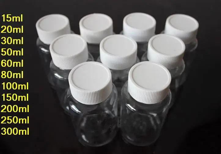 Бесплатная доставка прозрачная пластиковая бутылка для ПЭТ 15 300 мл герметичная