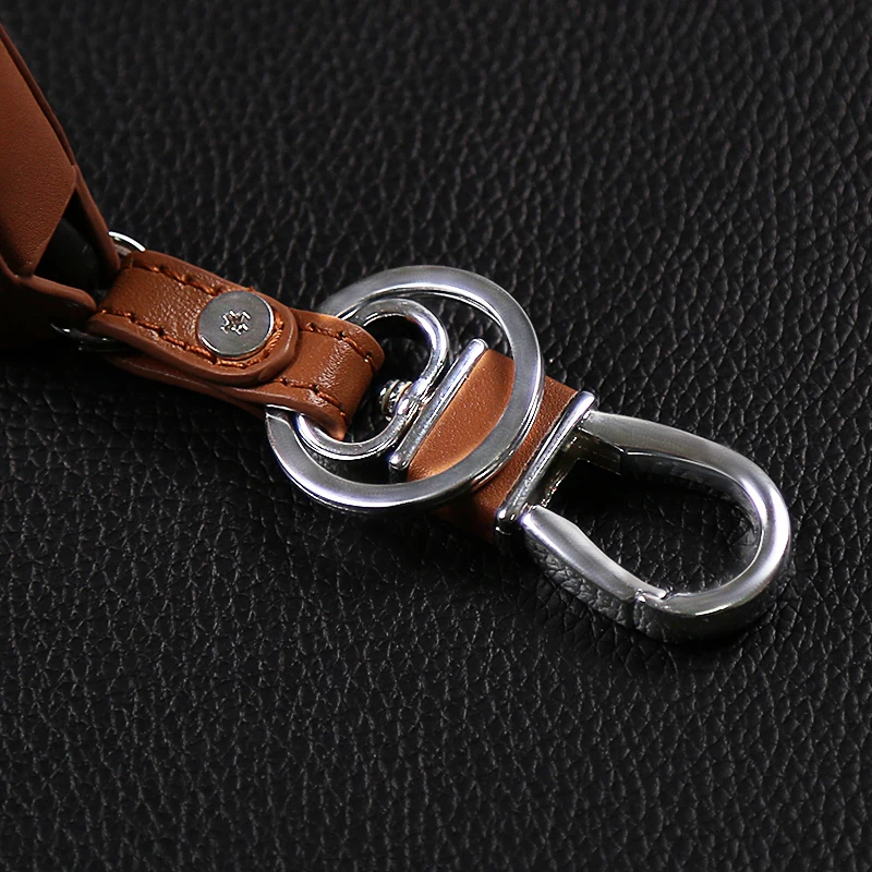 Высокое качество натуральная кожа автомобильный чехол для ключей Стайлинг