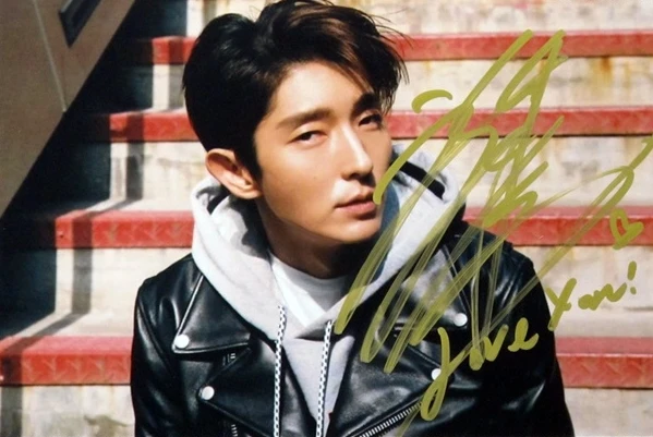 LEE JOON GI Joongi Lee autographed подписанный оригинал Фото 4*6 K POP 072018B|Фотоальбомы| |