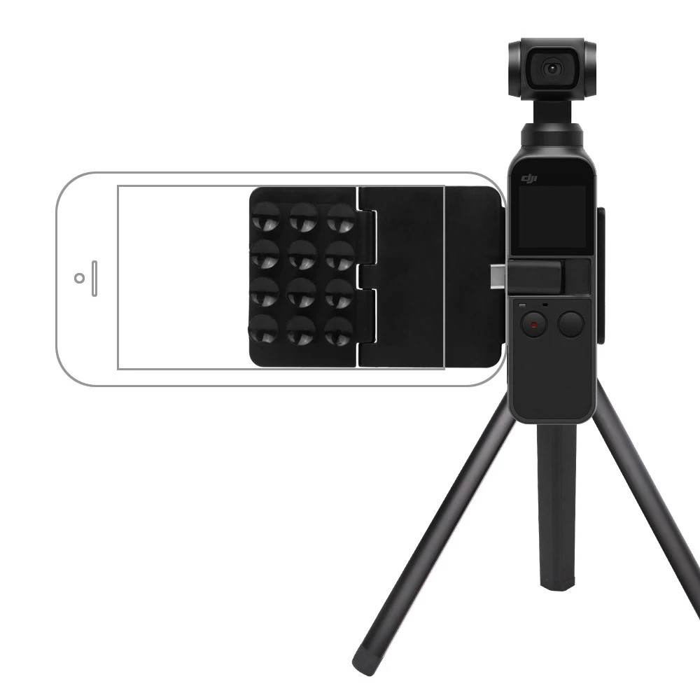 

Мини штатив селфи палка ручной Gimbal смартфон присоска Кронштейн Держатель для DJI OSMO Карманная камера аксессуары