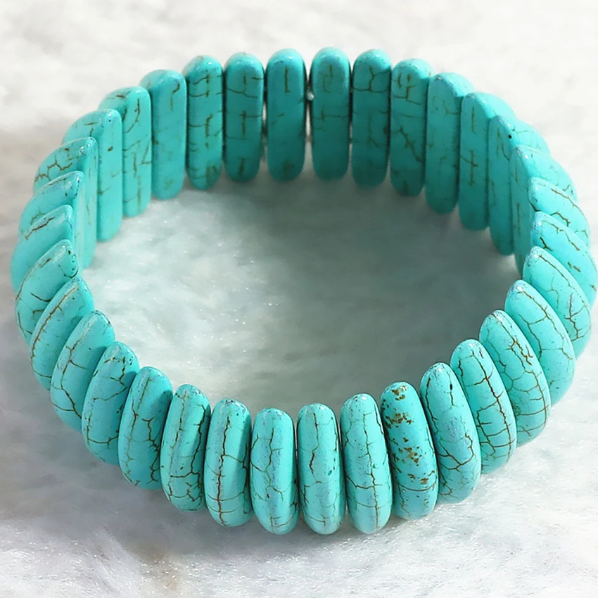 Новая мода стиль 6 химическое Calaite камень бусы браслеты для мужчин и женщин