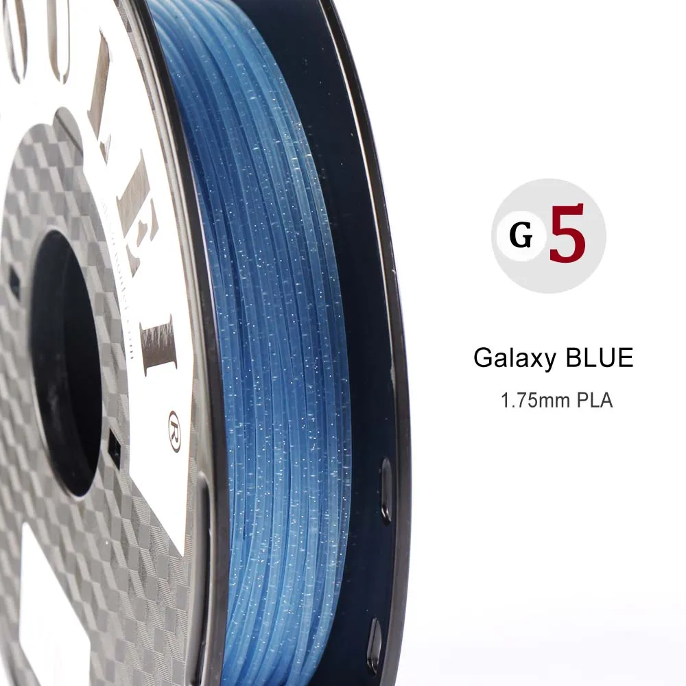 Синий Noulei 3d принтер pla Филамент 1,75 мм 1 кг кристальная текстура сверкающий Galaxy Печатный Материал сверкающий синий - Цвет: Синий