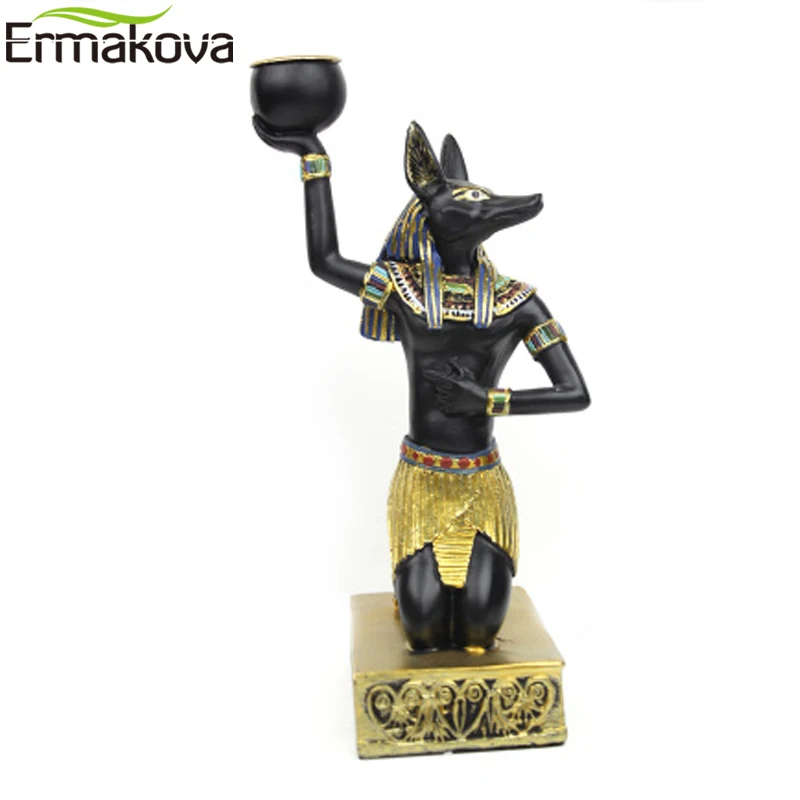 Подсвечник ERMAKOVA подсвечник из смолы Египет Бог Анубиса древний Египетский