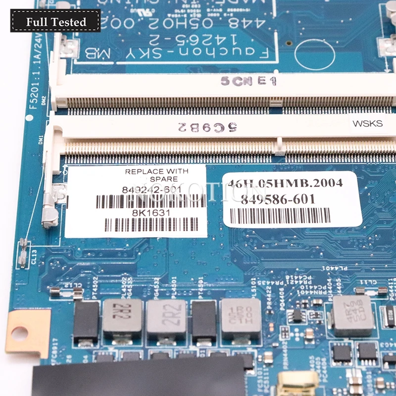 NOKOTION 849242-601 849242-001 448.05H02.0021 основная плата для HP Pavilion X360 13-S 13T-S материнская ноутбука