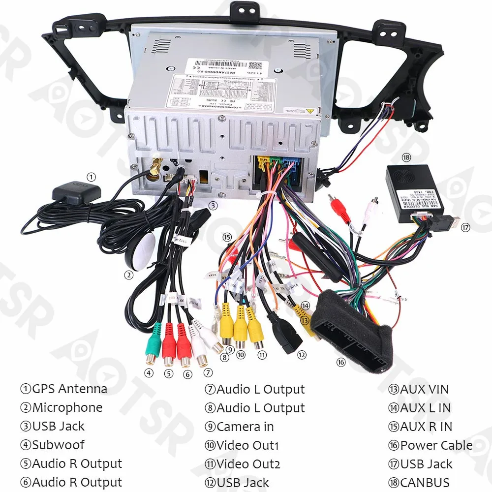 Aotsr Android 8 0 автомобиль gps навигация автомобильное радио dvd плеер головного
