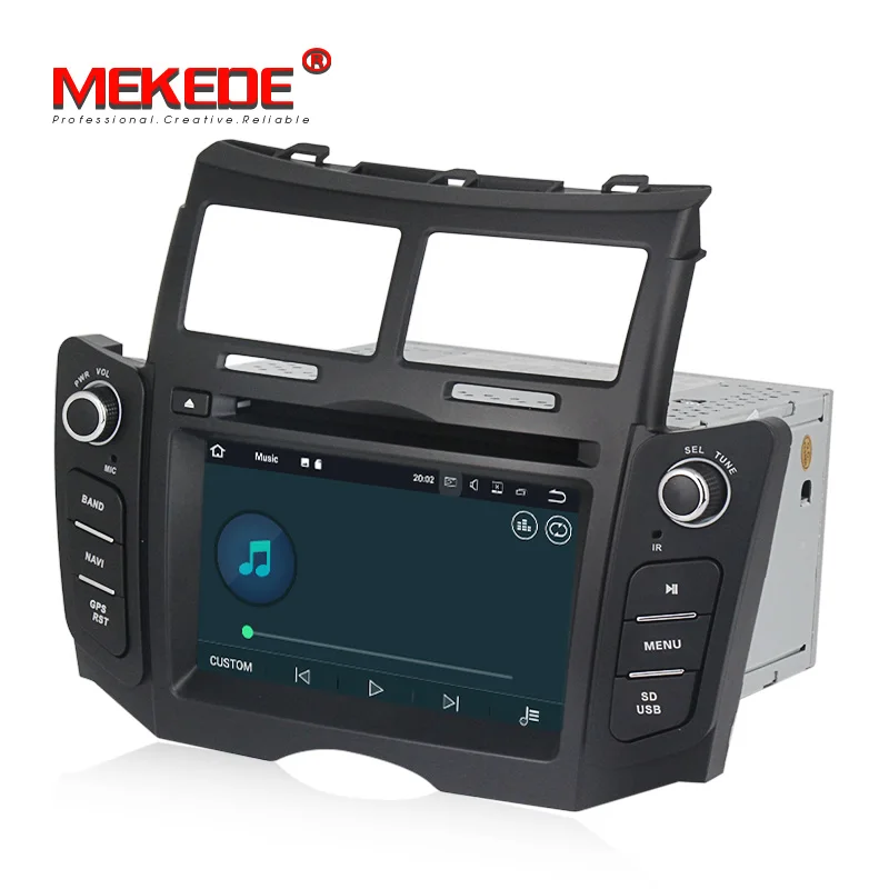 PX30 Android 9,0 2G+ 16G rom автомобильный dvd-плеер Радио стерео для toyota Yaris 2005-2011 с wifi BT 3g DAB+ gps