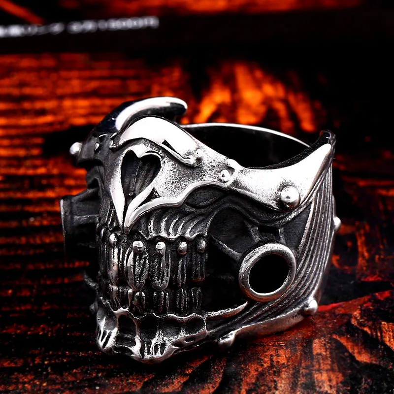 Байер фильмы Mad Max Маска Косплей кольца из нержавеющей стали сувенир подарок аксессуары для косплея Рождественский подарок на вечеринку в честь Хэллоуина BR8-680