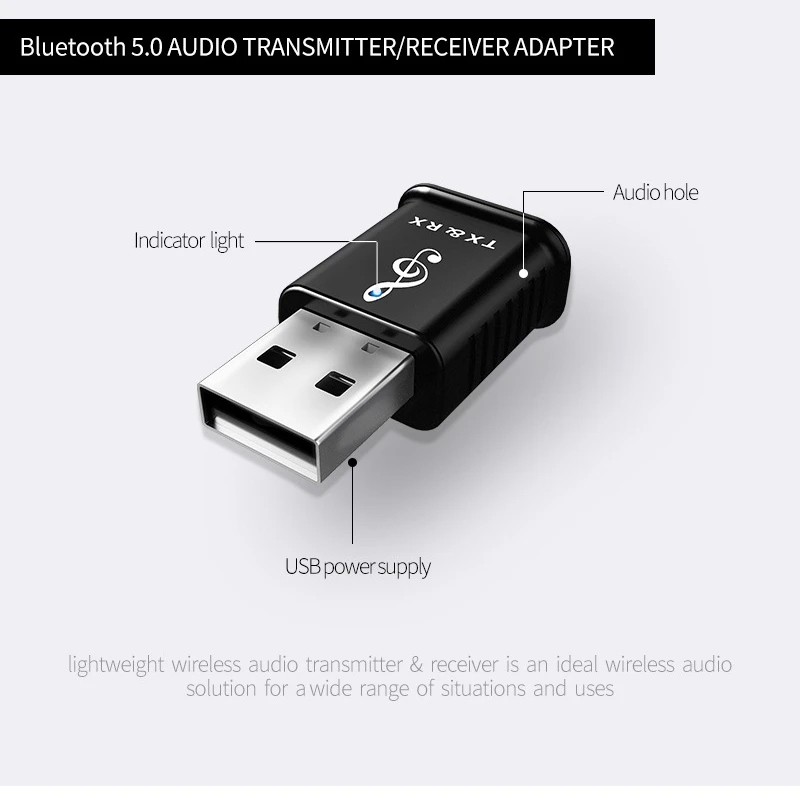 5 0 Bluetooth передатчик приемник Мини 3 мм AUX стерео беспроводной адаптер для
