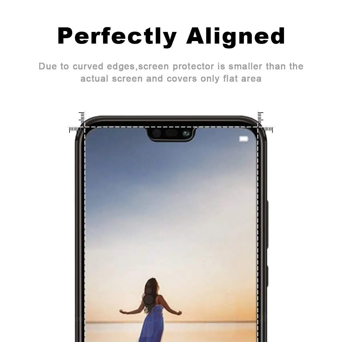 2.5D 9H закаленное стекло для Huawei P20 Lite Защитное экрана Защита стеклянная пленка |