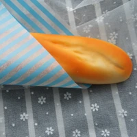 new 2225cm 50pcs blue stripes bread cake cookies food wrapping paper christmas packaging butter baking chocolate use