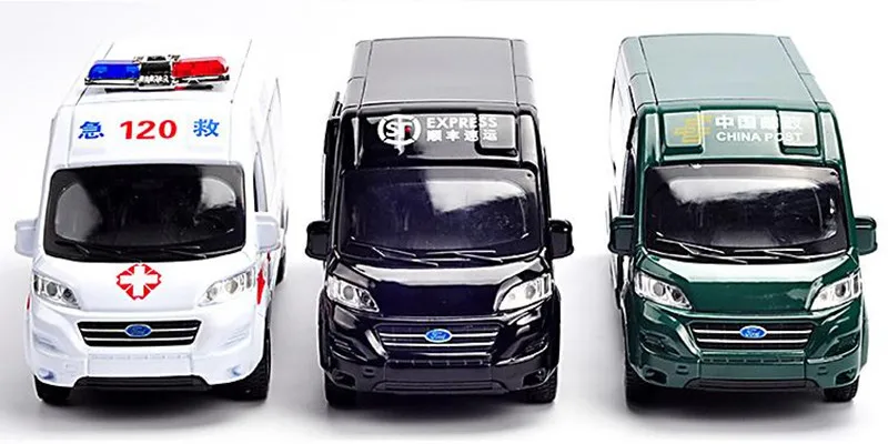 Автомобильные модели из 1:32 сплава с высокой имитацией для автомобилей Ford vans