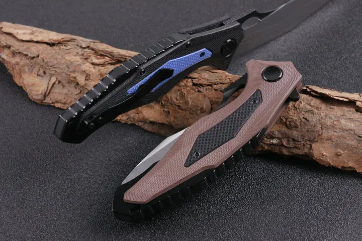 Тактический складной нож TRSKT ZT0427 карманный клинок лезвие 9cr18mov рукоятка из G10 для