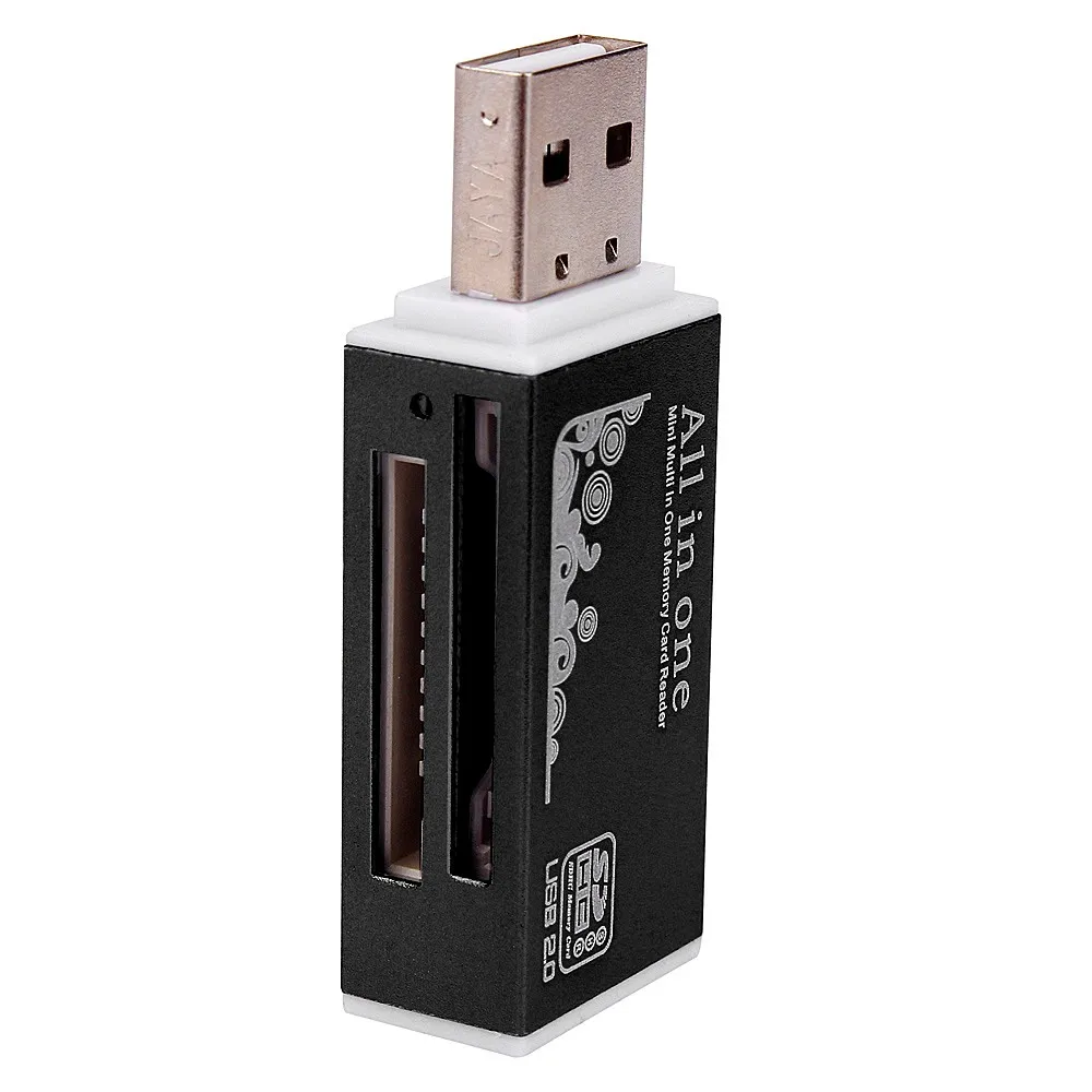 Высокоскоростной USB 2,0 все в 1 мульти карты памяти ридер для картридер 2 микро-sd TF M2 MMC мини кардридер памяти оптом