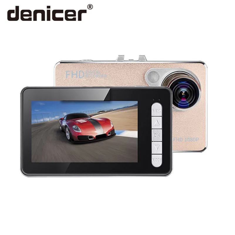 Denicer Mini 3 0 дюймов Автомобильный видеорегистратор камера Full HD 1080P видео Dvr рекордер