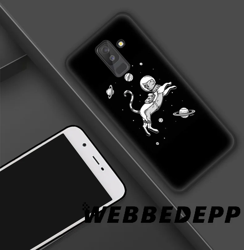WEBBEDEPP Space милый мягкий силиконовый чехол для Samsung Galaxy A9 A8 A7 A6 Plus 2018 A5 A3 2017 2016 Note 9 8 |