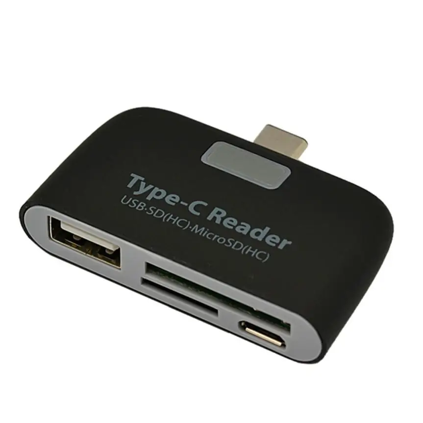 Новый и высококачественный мини-адаптер 4 в 1 OTG/TF/SD адаптер для считывания