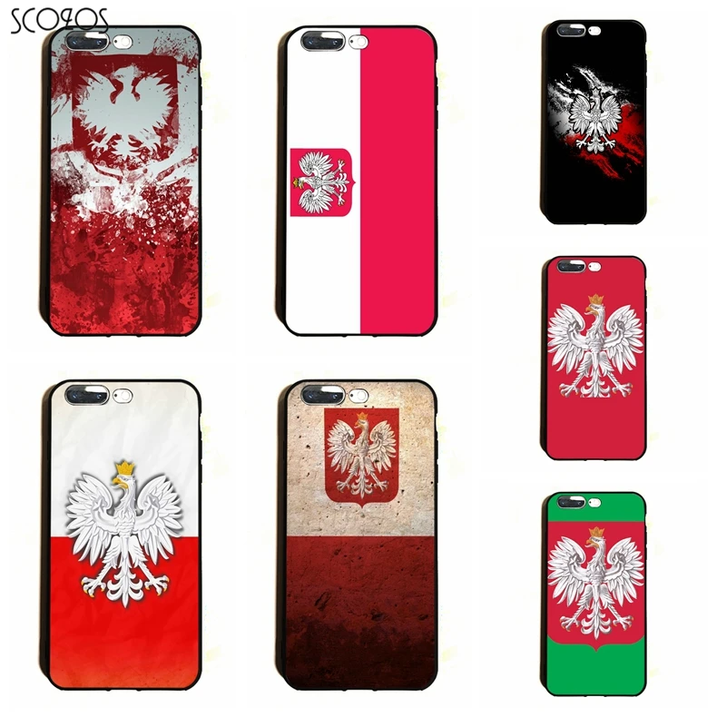 SCOZOS польская Национальная эмблема флага мягкий чехол для телефона iPhone 5 5S SE 6 7 8 S