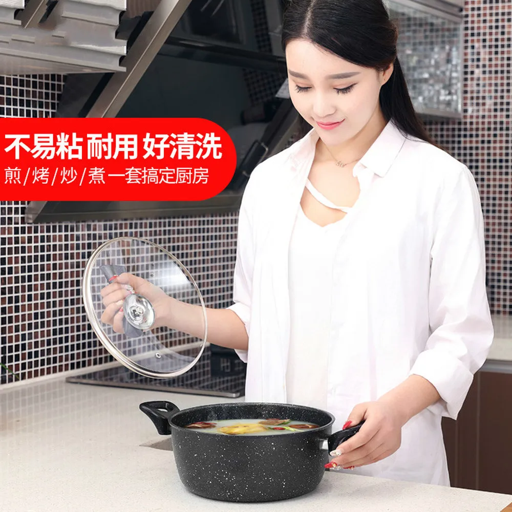 Кухонная посуда с антипригарным покрытием поддон для сковороды набор из трех