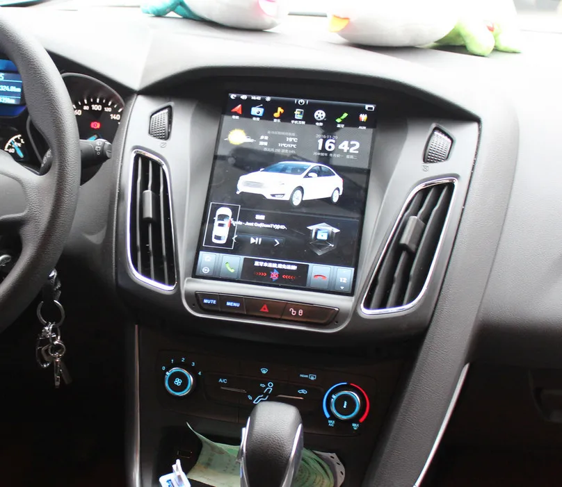 Автомобильный мультимедийный плеер Tesla Style 10 4 дюйма с вертикальным экраном Android 8 0