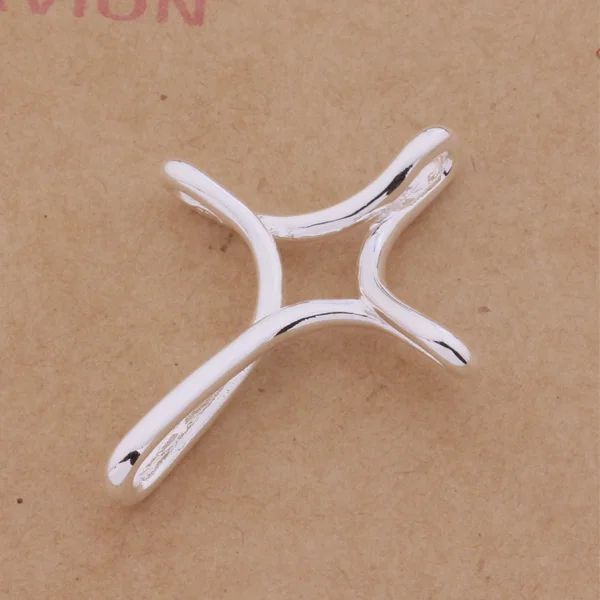 AN288 Hot sterling Necklace fashion jewelry pendant Three-dimensional cross /gnaapeha armajita silver color | Украшения и