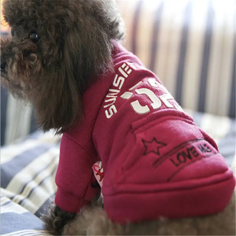Warm Dog Clothes Winter Soft Cotton Sweater Clothing Puppy Coats For Small Dogs Chihuahua Christmas pet costume | Дом и сад
