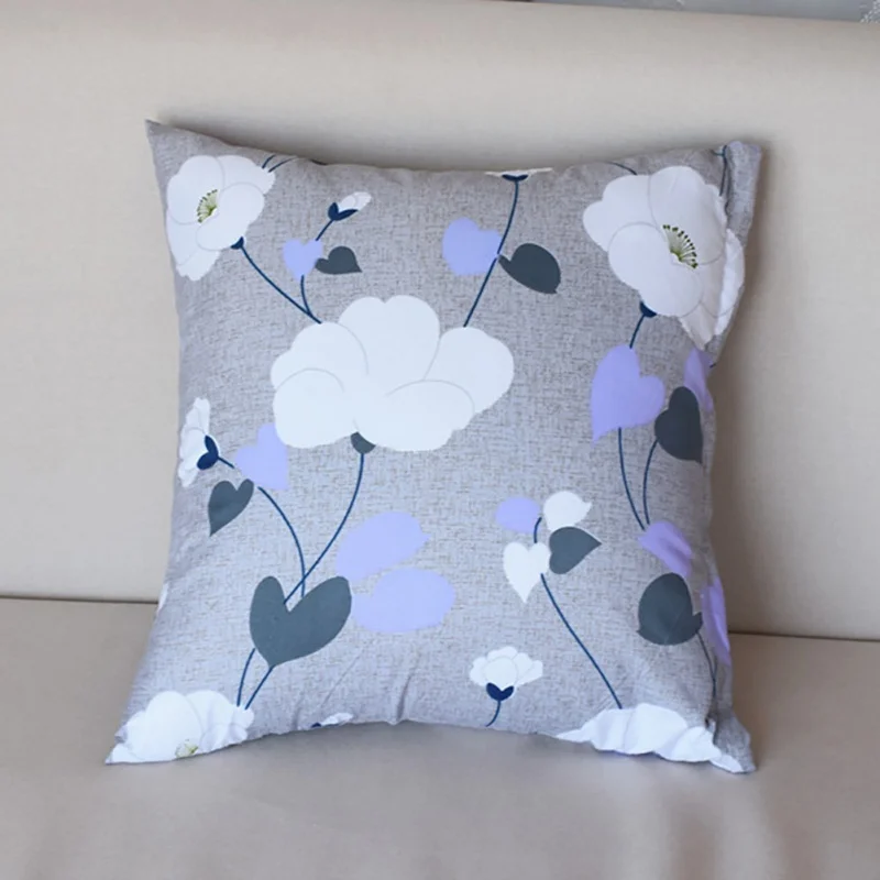 40*40cm Family Cushion Cover Soft Plush Pillow Case Home Office Decoration Back Throw Sofa Cushion Cover Supplies