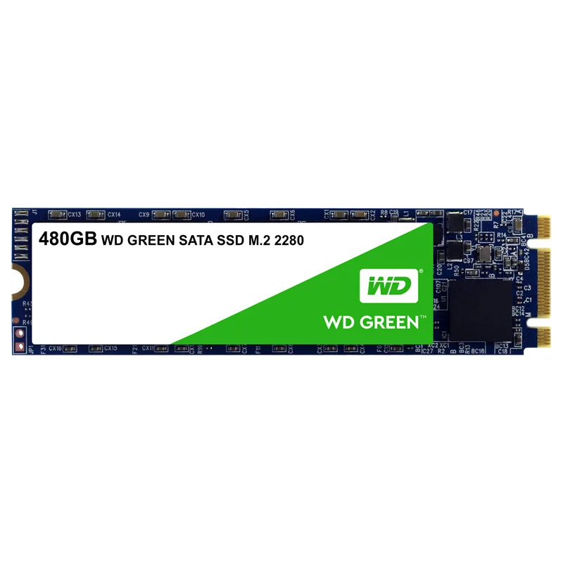 Внутренний твердотельный накопитель WD Green M.2 2280 120 ГБ 240 480 Гб SSD SATA3 6 545 Мб/с для