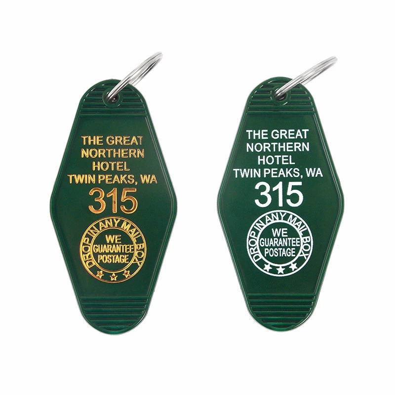 

Twin Peaks keychain Keytag 315 Room Keyring The Great Northern Hotel Jewelry phone belt Gifts for Twin Peaks fans
