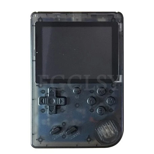 Transparent Black FGCLSY набор видео игровая консоль 8 бит Ретро Карманный игровой плеер мини ностальгическая игровая консоль встроенные 168 классические игры - Цвет: Transparent Black