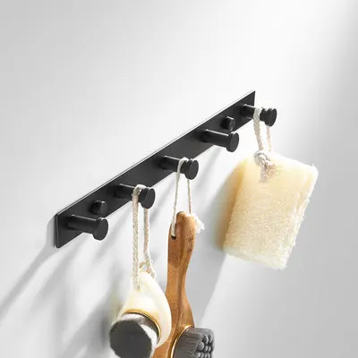 square shelf 1 Набор аксессуаров для ванной комнаты, стойка для полотенец, угловая полка, держатель для бумаги, держатель для туалетной щетки, матовый черный набор аксессуаров для ванной из нержавеющей стали - Цвет: square shelf 1