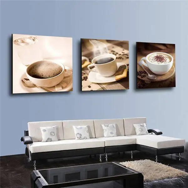 Бесплатная доставка 3 предмета настенная живопись горячая Распродажа чашка