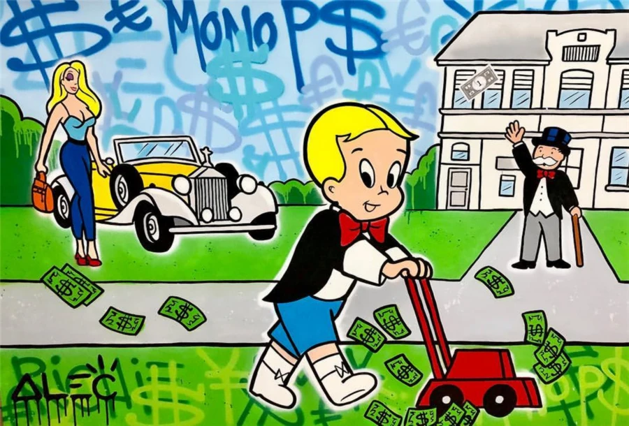 Alec Monopolys HD Wall Art Холст с печатью постера живопись декоративная картина для офиса
