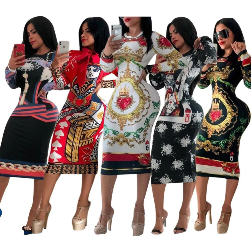 Размеры (S ~ XXXL) 2019 платья в африканском стиле Дашики повседневные для женщин и |