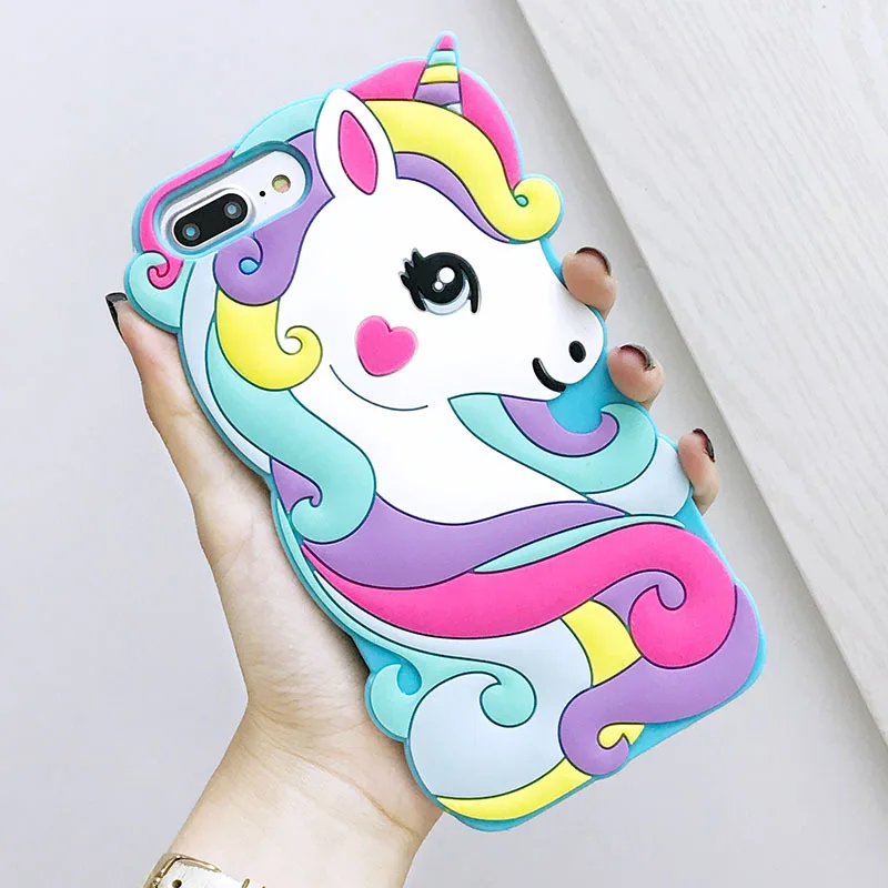 Чехол Rainbow Horse для IPhone X 8/8 Plus 7 7 Plus 6 6 S 6 S Plus задняя крышка Бампер Защитный ковер