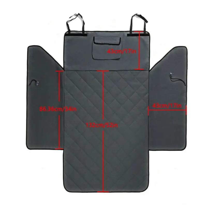 Автомобильный коврик для домашних животных 600D из Оксфордской ткани с большим