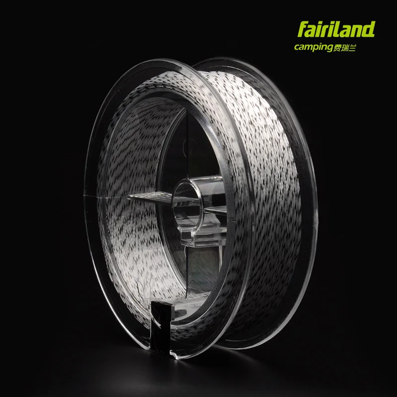 2 шт. двойной Цвет 100 ярдов 20LB нахлыстом опорная линия Высокое качество плетеная