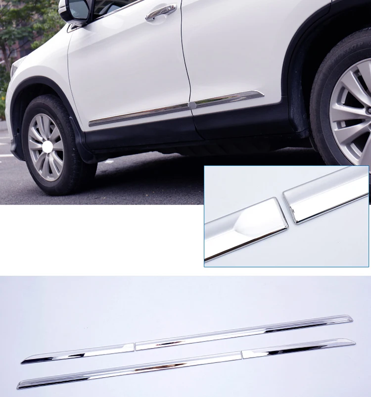 Для Honda CR-V CRV 2012 2013 ABS хромированный автомобильный корпус боковая дверь накладка комплект молдинг протектор Наклейка Стайлинг C568