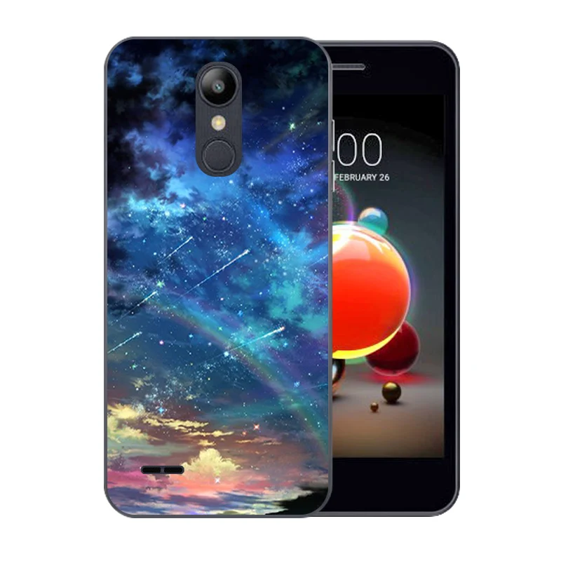 5 0-дюймовый чехол для LG K9/K8 2018 Роскошные ТПУ чехлы телефонов с рисунком звездного