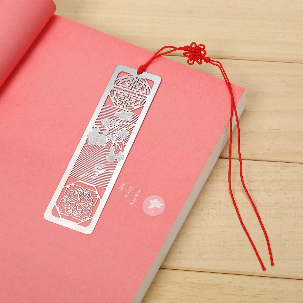 Металлическая Закладка в китайском стиле китайские элементы ретро закладки для