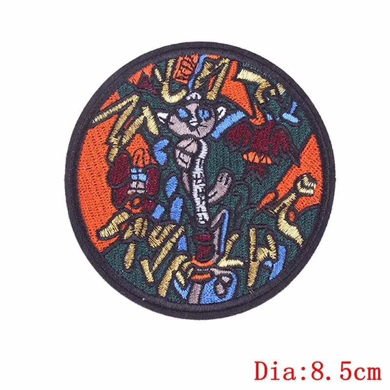 Gun Metal Pulaqi Изящные подростковые Черепашки-ниндзя, НЛО, пришельцы, нашивки, железные нашивки, вышитая аппликация для одежды, самодельные значки, H - Цвет: Gun Metal