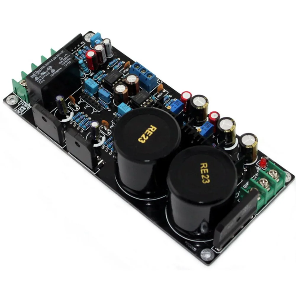 Собранная LM3886 + OPA2604 68 Вт 1000 мкФ/50 в * 2 плюс Плата усилителя W/аудио AC24V-0-AC24V YJ00200 |