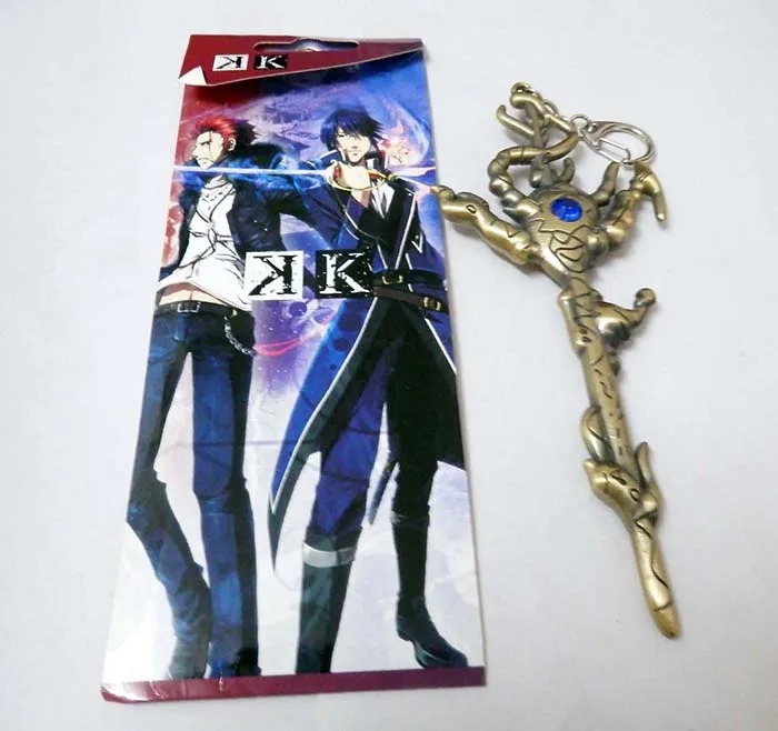 Оптовая продажа брелок для ключей из сплава Аниме K project модель цинка коллекция