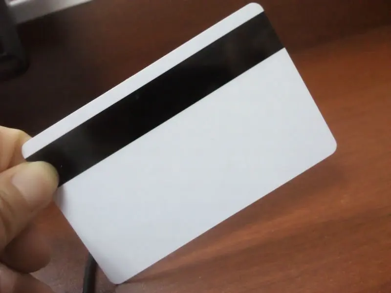

5000pcs/lot printable Blank Plastic Hico magnetic stripe Card