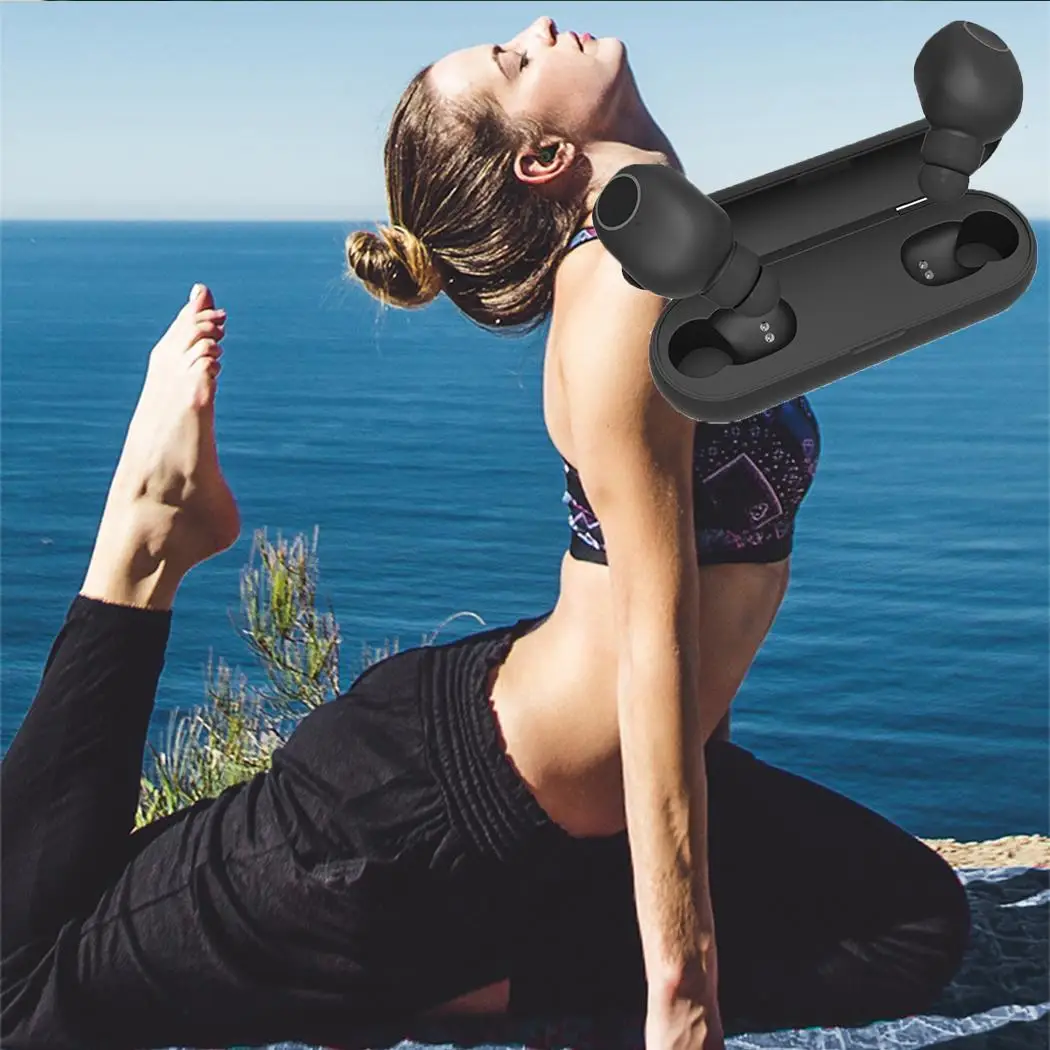 Wireless Bluetooth Earphone Waterproof Stereo Headphones 20-20000Hz With Charging Case 50mAh IPX4 32 420mAh | Электроника