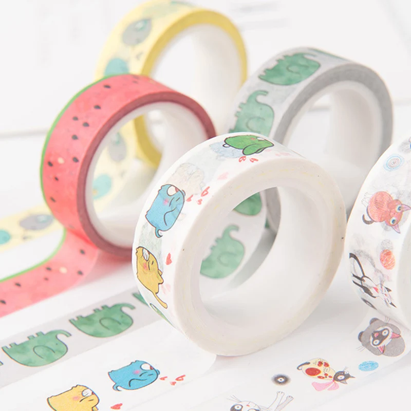 DIY Cosas Kawaii мультяшная панда Васи клейкие ленты наклейки Скрапбукинг декоративная