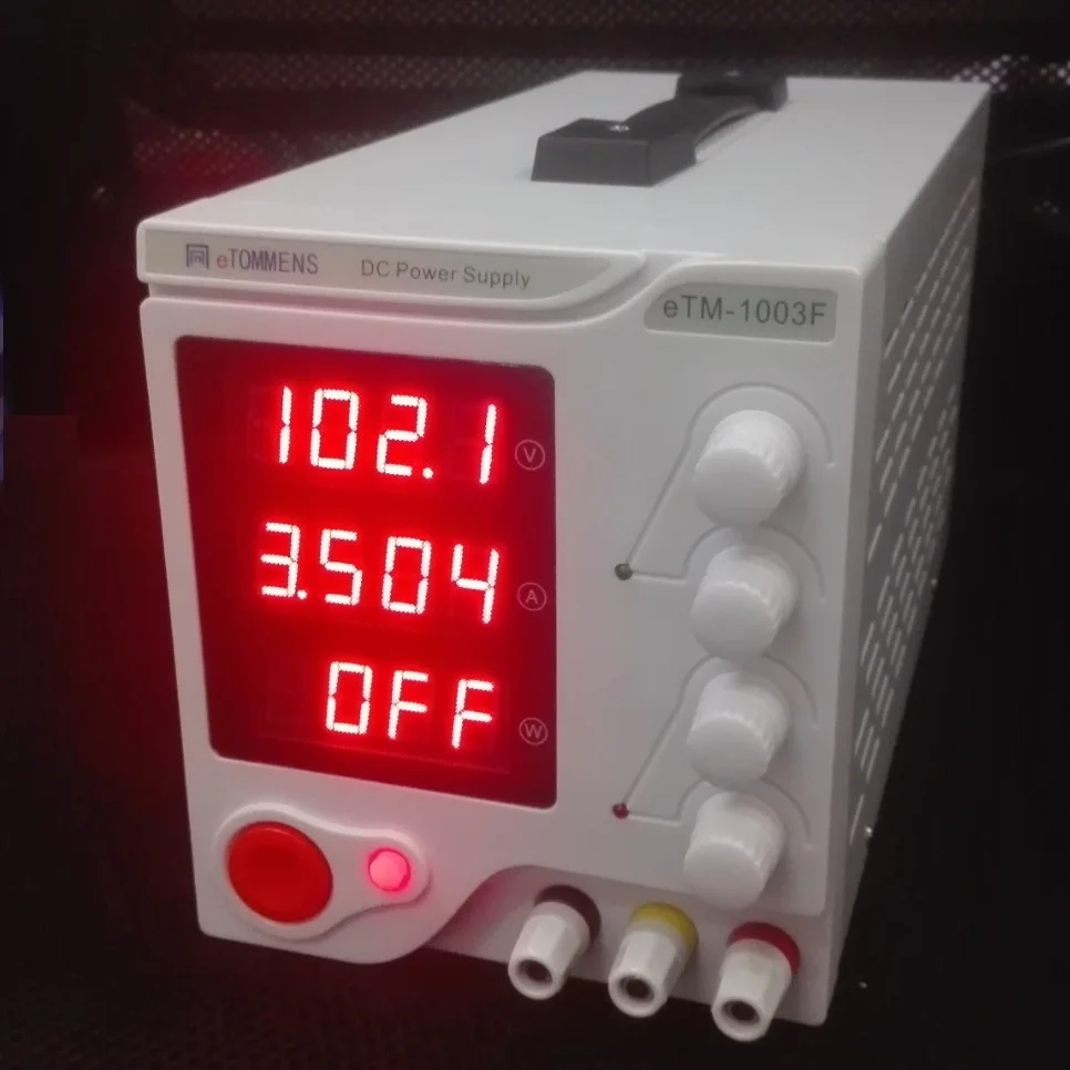 Etommen eTM-1003F (постоянный ток 0-100 в 0-3a) 4-значный дисплей цифровой переключатель