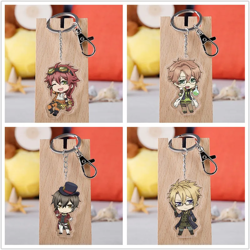 

10 шт./лот аниме кодовый реалистичный акриловый брелок игрушечная фигурка кардиа бекфорд Подвеска сумка двусторонний брелок подарки