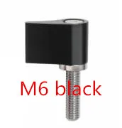 M6 black M4 M5 M6 Мужская Резьба 17 мм длинная Вращающаяся ручка регулируемый винт рычага для большого пальца для DJI Ronin-M Gimbal стабилизатор ручная поворотная ручка - Цвет: M6 black